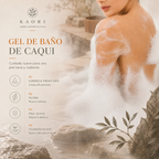 Gel de baño de caqui japonés