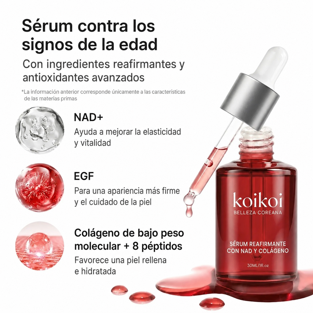 KOIKOI NAD+ Sérum Reafirmante
