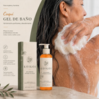 Gel de baño de caqui japonés